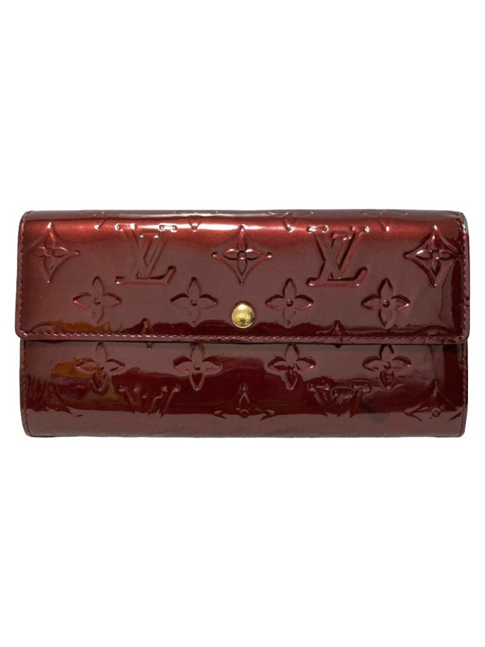 Louis Vuitton Vernis Portefeuille Sarah Wallet Amarante